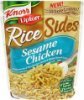 Knorr rice sides sesame chicken Calories