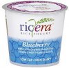 Ricera rice yogurt low fat, non dairy, blueberry Calories
