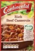 Continental rich beef casserole Calories