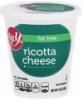 Big Y ricotta cheese fat free Calories