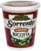 Sorrento ricotta cheese low fat Calories