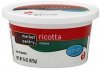 Market Pantry ricotta cheese low fat Calories