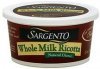 Sargento ricotta cheese natural, whole milk Calories