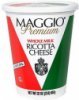 Maggio ricotta cheese premium, whole milk Calories