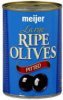 Meijer ripe olives large, pitted Calories