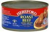 Hereford roast beef with gravy Calories