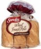Sara Lee rolls wheat/french Calories