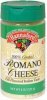 Hannaford romano cheese 100% grated Calories