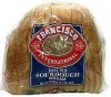 Francisco International round sourdough bread sliced Calories