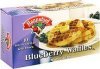 Hannaford round waffles blueberry Calories