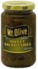 Mt. Olive salad cubes sweet Calories