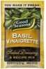 Good Seasons salad dressing & recipe mix basil vinaigrette Calories