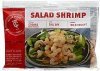 Tastee Choice salad shrimp cooked, tail off Calories