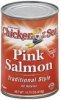 Chicken Of The Sea salmon pink, traditional style Calories