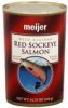 Meijer salmon red sockeye Calories