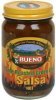 Bueno salsa flame roasted green chile, hot Calories