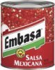 Embasa salsa mexicana medium Calories