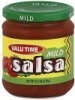 Valu Time salsa mild Calories