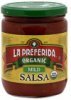 La Preferida salsa organic mild Calories