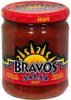 Bravos salsa thick & chunky, hot Calories