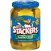 Vlasic sandwich stackers kosher dill pickles Calories