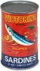 Victorina sardines in hot tomato sauce Calories