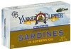 Yankee Clipper sardines lightly smoked in soybean oil Calories