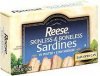 Reese sardines skinless & boneless Calories
