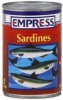 Empress sardines Calories