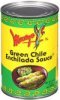 Macayo sauce green chile enchilada Calories