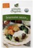 Simply Organic sauce mix bearnaise Calories