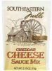 Southeastern Mills sauce mix cheddar cheese Calories