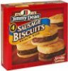 Jimmy Dean sausage biscuits snack size Calories