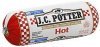JC Potter sausage premium pork country, hot Calories