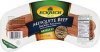 Eckrich sausage smoked mesquite beef Calories
