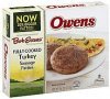 Owens sausage turkey, patties Calories