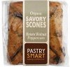Pastry Smart scones savory, organic, raisin walnut peppercorn Calories