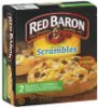 Red Baron scrambles biscuit-style, sausage Calories