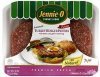 Jennie-O Turkey Store seasoned turkey burger patties with onion and garlic seasoning, lean Calories