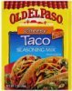 Old El Paso seasoning mix cheesy taco Calories