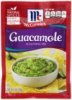 Mccormick seasoning mix guacamole Calories