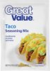 Great Value seasoning mix taco Calories