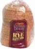 Countrys Delight seeded rye bread with whole caraway seeds Calories