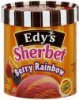 Edys sherbet berry rainbow Calories