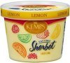 Kemps sherbet fat free lemon Calories