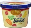 Kemps sherbet fat free rainbow Calories