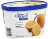 Great Value sherbet orange, fat free Calories