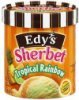 Edys sherbet tropical rainbow Calories