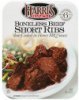 Harris Ranch short ribs boneless beef slow-cooked in honey bbq sauce Calories