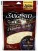 Sargento shredded cheese 6 cheese italian Calories